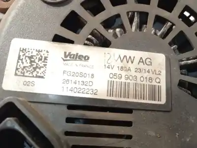 Second-hand car spare part alternator for audi a4 b8 avant (8k5) 3.0 tdi quattro oem iam references 059903018q fg20s018 
