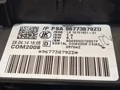 Second-hand car spare part indicator switch for citroen c3 ii (sc_) 1.0 vti 68 oem iam references 96773879zd  