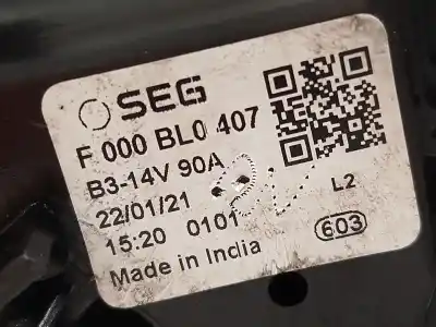 Автозапчастина б/у генератор для dacia dokker express furgoneta/monovolumen 1.6 посилання на oem iam f000bl0407  