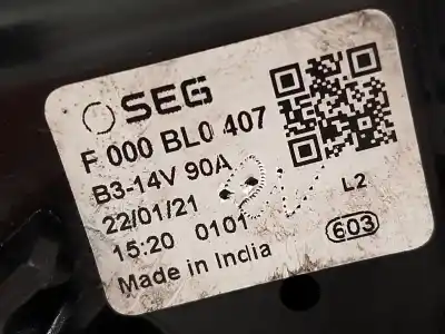 Автозапчастина б/у генератор для dacia dokker express furgoneta/monovolumen 1.6 посилання на oem iam f000bl0407  