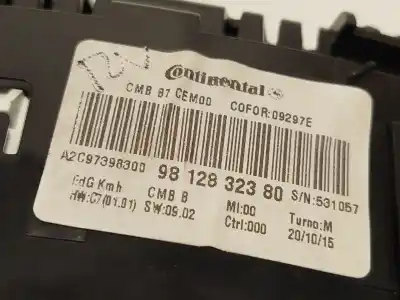 Peça sobressalente para automóvel em segunda mão quadrante por citroen c4 ii (nc_) 1.6 bluehdi 120 referências oem iam 9812832380 a2c97398300 