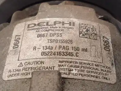 Pezzo di ricambio per auto di seconda mano compressore aria condizionata per nissan qashqai / qashqai +2 i (j10, nj10, jj10e) 2.0 dci riferimenti oem iam 92610jd70b 05224163345c tsp0155926