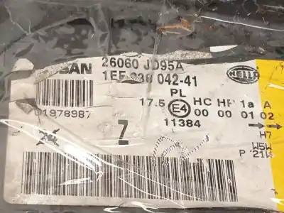 Автозапчастина б/у ліва фара для nissan qashqai / qashqai +2 i (j10, nj10, jj10e) 2.0 dci посилання на oem iam 26060jd95a 1ef23804241 