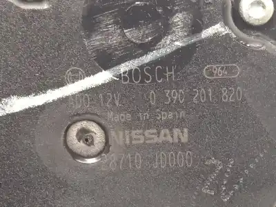 Автозапчастина б/у двигатель заднього склоочисника для nissan qashqai / qashqai +2 i (j10, nj10, jj10e) 2.0 dci посилання на oem iam 28710jd000 0390201820 
