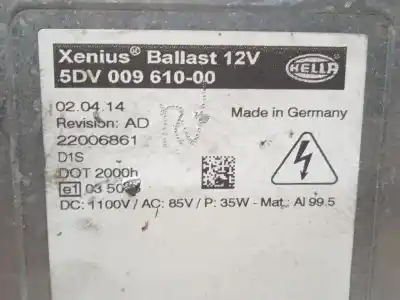 Pezzo di ricambio per auto di seconda mano centralina fari xenon per nissan qashqai / qashqai +2 i (j10, nj10, jj10e) 2.0 dci riferimenti oem iam 5dv00961000  