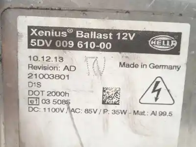 Pezzo di ricambio per auto di seconda mano centralina fari xenon per nissan qashqai / qashqai +2 i (j10, nj10, jj10e) 2.0 dci riferimenti oem iam 5dv00961000  