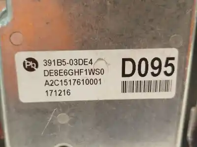 Second-hand car spare part ecu engine control for kia niro (de) 1.6 gdi hybrid oem iam references 391b103de4 a2c1797520001 