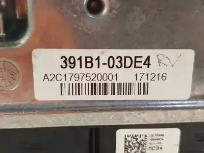 Second-hand car spare part ecu engine control for kia niro (de) 1.6 gdi hybrid oem iam references 391b103de4 a2c1797520001 
