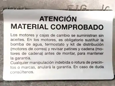 Pezzo di ricambio per auto di seconda mano motore completo per opel corsa d (s07) 1.3 cdti (l08, l68) riferimenti oem iam z13dth  