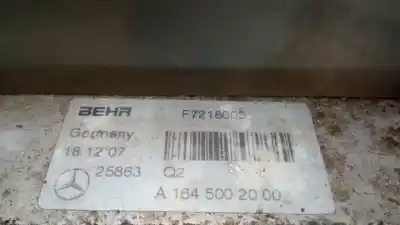 Автозапчасти б/у масляный радиатор за mercedes-benz clase m (w164) ml 320 cdi 4-matic (164.122) ссылки oem iam a1645002000 1645002000 
