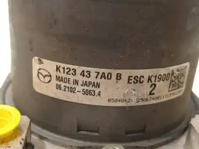 Peça sobressalente para automóvel em segunda mão abs por mazda cx-5 (kf) 2.0 referências oem iam k123437a0b 06210250634 28515841083
