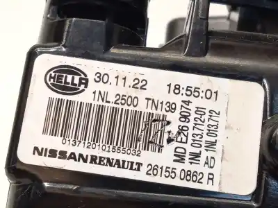 Peça sobressalente para automóvel em segunda mão farol / projetor de nevoeiro esquerdo por renault megane iv fastback (b9a/m/n_) 1.3 tce 140 (b9nb) referências oem iam 261550862r  