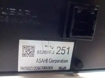 Second-hand car spare part multifunction display for subaru xv 2.0 diesel cat oem iam references 85261fj251  