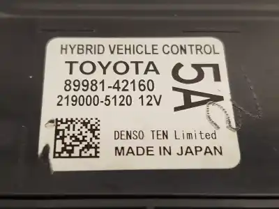 Автозапчастина б/у електронний модуль для toyota rav 4 v (_a5_, _h5_) 2.5 hybrid awd (axah54) посилання на oem iam 8998142160 2190005120 