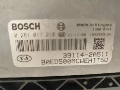 Second-hand car spare part ecu engine control for kia cee'd sw (ed) 1.6 crdi 90 oem iam references 391142a511 0281017218 