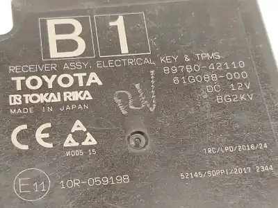 Peça sobressalente para automóvel em segunda mão módulo eletrônico por toyota rav 4 v (_a5_, _h5_) 2.5 hybrid awd (axah54) referências oem iam 897b042110  