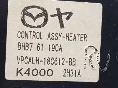 Second-hand car spare part climate control for mazda 3 (bl) 1.6 mzr cd (bl14) oem iam references bhb761190a  