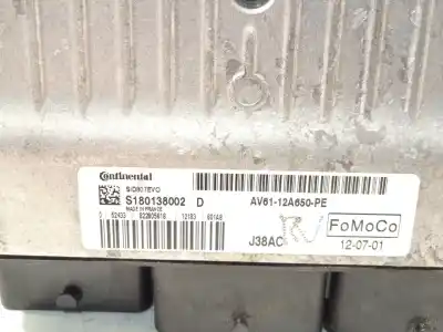 Second-hand car spare part ecu engine control for mazda 3 (bl) 1.6 mzr cd (bl14) oem iam references av6112a650pe s180138002 