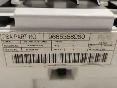 Автозапчасти б/у приборная доска за citroen c5 iii (rd_) 2.2 hdi (rd4hth) ссылки oem iam 9665368980  9809867480