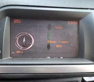 Peça sobressalente para automóvel em segunda mão display gps / multimídia por citroen c5 iii (rd_) 2.2 hdi (rd4hth) referências oem iam 9664993180 a2c53286335 