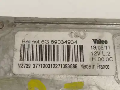 Peça sobressalente para automóvel em segunda mão balastro de xenon por citroen c5 iii (rd_) 2.2 hdi (rd4hth) referências oem iam 89034934  6224l8