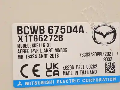 Second-hand car spare part electronic module for mazda 3 fastback (bp) 2.0 skyactiv-g m hybrid oem iam references bcwb675d4a  
