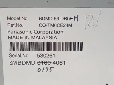 Second-hand car spare part electronic module for mazda 3 fastback (bp) 2.0 skyactiv-g m hybrid oem iam references bdmd66dr0f cqtm6ce24m 