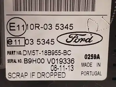 Second-hand car spare part multifunction display for ford focus iii 1.6 tdci oem iam references dm5t18b955bc  2014481
