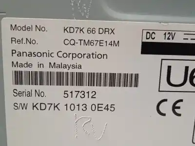 İkinci el araba yedek parçası elektronik modül için mazda cx-5 (kf) 2.5 awd oem iam referansları kd7k66drx  