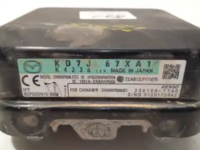 İkinci el araba yedek parçası elektronik modül için mazda cx-5 (kf) 2.5 awd oem iam referansları kd7j67xa1 2301007740 