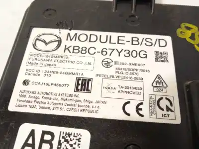 Second-hand car spare part electronic module for mazda cx-5 (kf) 2.5 awd oem iam references kb8c67y30g 24gmmr1a 