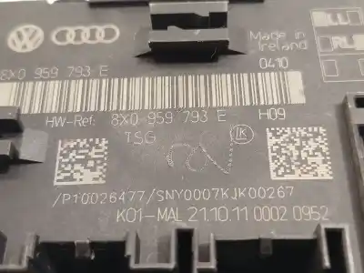 Second-hand car spare part body control unit for audi q3 (8ub, 8ug) 2.0 tdi oem iam references 8x0959793e  