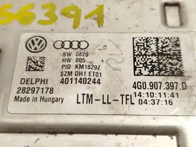 Second-hand car spare part left led control unit for audi q3 (8ub, 8ug) 2.0 tdi oem iam references 4g0907397d 28297178 