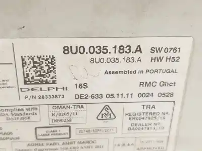 Автозапчасти б/у gps-навигационная система за audi q3 (8ub, 8ug) 2.0 tdi ссылки oem iam  28333873 