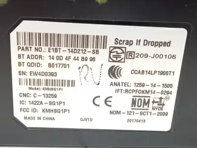 Second-hand car spare part electronic module for ford focus iii turnier 1.0 ecoboost oem iam references e1bt14d212sb  2117959