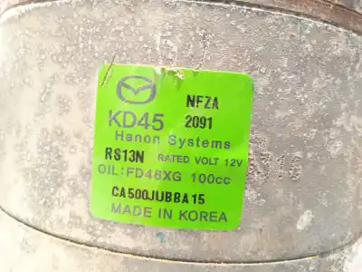 İkinci el araba yedek parçası klima kompresörü için mazda cx-5 (kf) 2.5 awd oem iam referansları kd4561450a  