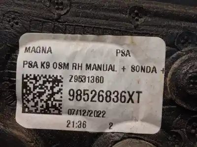 Автозапчасти б/у задний вид справа за fiat doblo furgoneta/monovolumen (510_, 511_) bluehdi 100 ссылки oem iam 98526836xt  