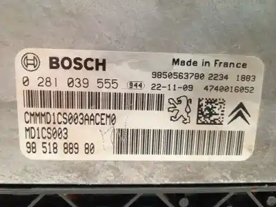Автозапчасти б/у блок управления двигателем за fiat doblo furgoneta/monovolumen (510_, 511_) bluehdi 100 ссылки oem iam 9851888980 0281039555 9850563780