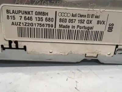 Second-hand car spare part audio system / radio cd for audi a4 b7 avant (8ed) 2.0 tdi quattro oem iam references 8e0057152qx 8157646135680 8e0057152qxbvx