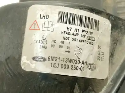 Автозапчастина б/у ліва фара для ford s-max (wa6) 2.0 tdci посилання на oem iam 6m2113w030ah 1ej009250 1791506
