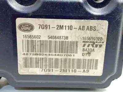Second-hand car spare part abs for ford s-max (wa6) 2.0 tdci oem iam references 7g912m110ab 16565602 54084873b