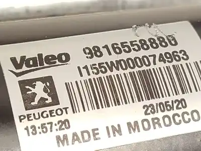 Recambio de automóvil de segunda mano de motor limpia delantero para citroen berlingo furgoneta/monovolumen (k9) 1.5 bluehdi 75 referencias oem iam 9816558880 w000083924 