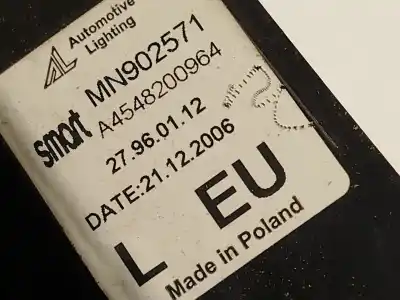Second-hand car spare part left tailgate light for smart forfour (454) 1.1 (454.030) oem iam references a4548200964 mn902571 