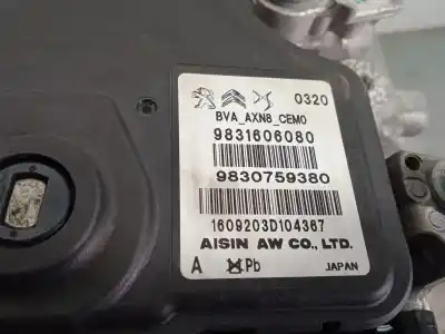 Автозапчасти б/у коробка передач за peugeot 208 ii (ub_, up_, uw_, uj_) 1.2 puretech 130 ссылки oem iam 20gt82 awf8g30 9830759380