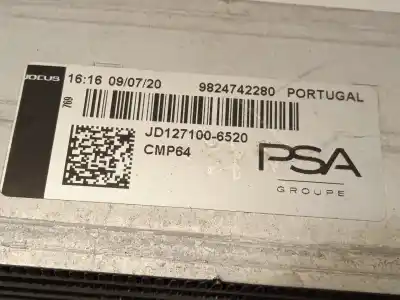 Second-hand car spare part intercooler for peugeot 208 ii (ub_, up_, uw_, uj_) 1.2 puretech 130 oem iam references 9824742280 jd1271006520 