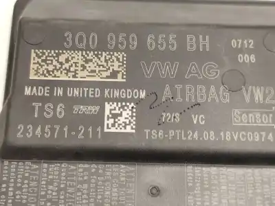 Автозапчастина б/у комплект подушки безпеки для seat ateca (kh7, khp) 1.5 tsi посилання на oem iam 576857003lplt 6f0880201j 3q0959655bh