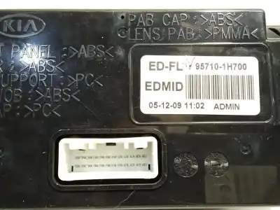 Second-hand car spare part multifunction display for kia cee'd fastback (ed) 1.6 crdi 115 oem iam references 957101h700  