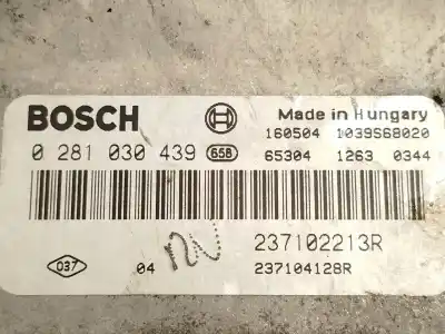 Автозапчастина б/у ебу контролер двигуна для dacia dokker express furgoneta/monovolumen 1.5 dci (feaj) посилання на oem iam 237102213r 0281030439 237104128r