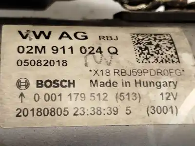 Автозапчастина б/у двигун запускається для seat ateca (kh7, khp) 1.5 tsi посилання на oem iam 02m911024q 0001179512 