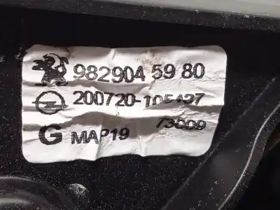 Автозапчасти б/у регулятор стекла заднего левого за peugeot 208 ii (ub_, up_, uw_, uj_) 1.2 puretech 130 ссылки oem iam 9829045980  9829046180
